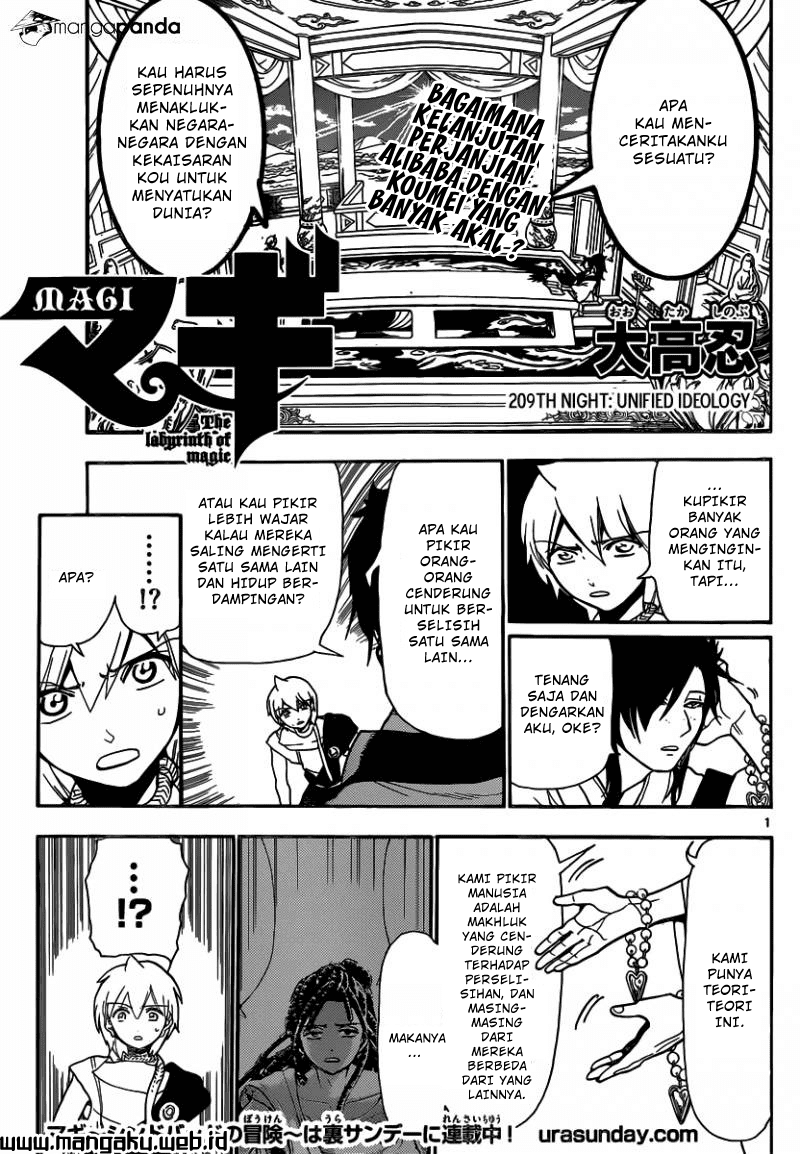 Magi – Labyrinth of Magic chapter 209